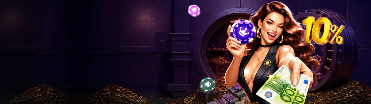 Cashback Vox Casino cu seif plin de bani